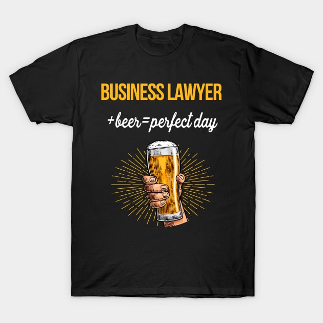 Business Lawyer Beer T-Shirt Business Lawyer Funny Gift Item T-Shirt by Bushf